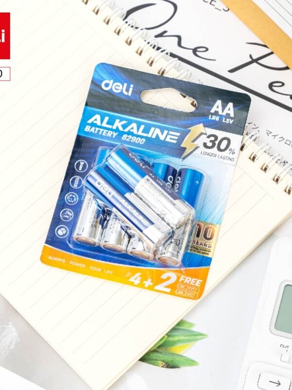 ديلي بطارية AA ألكالاين - 4+2 قطعة - 1.5v - أزرق - E82900